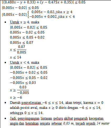Soal Dan Pembahasan Matematika Sma K 13 Pertidaksamaan Nilai Mutlak Soal Cerita
