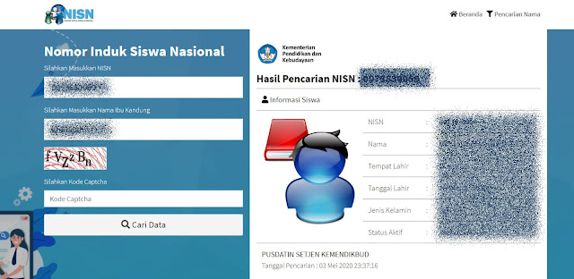 Cara Praktis Cetak Kartu NISN Terbaru