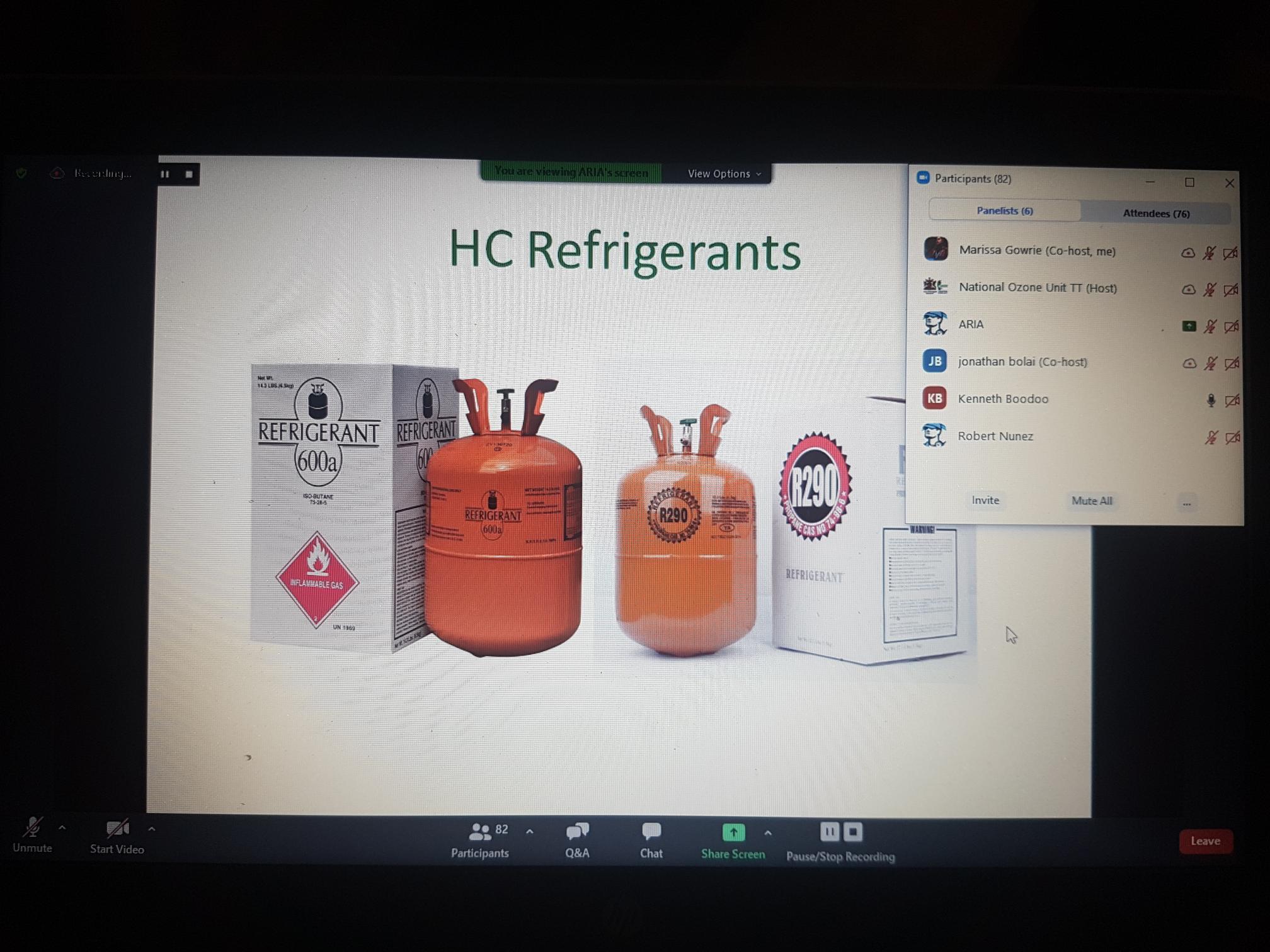 Trinidad and Tobago National Ozone Unit inar Recording