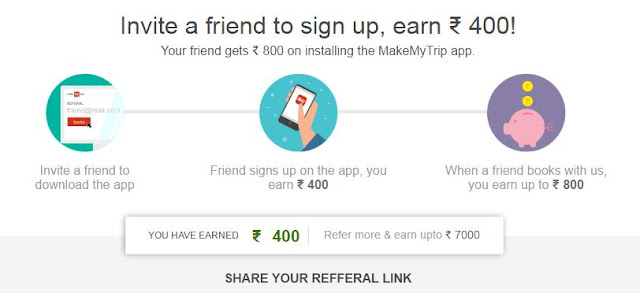 makemytrip referral code for new user 2019