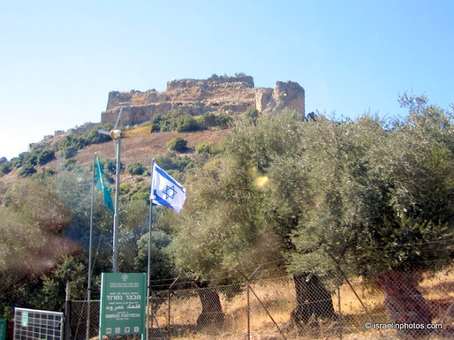 Het Nimrod kasteel is gelegen in het noorden van de Golan