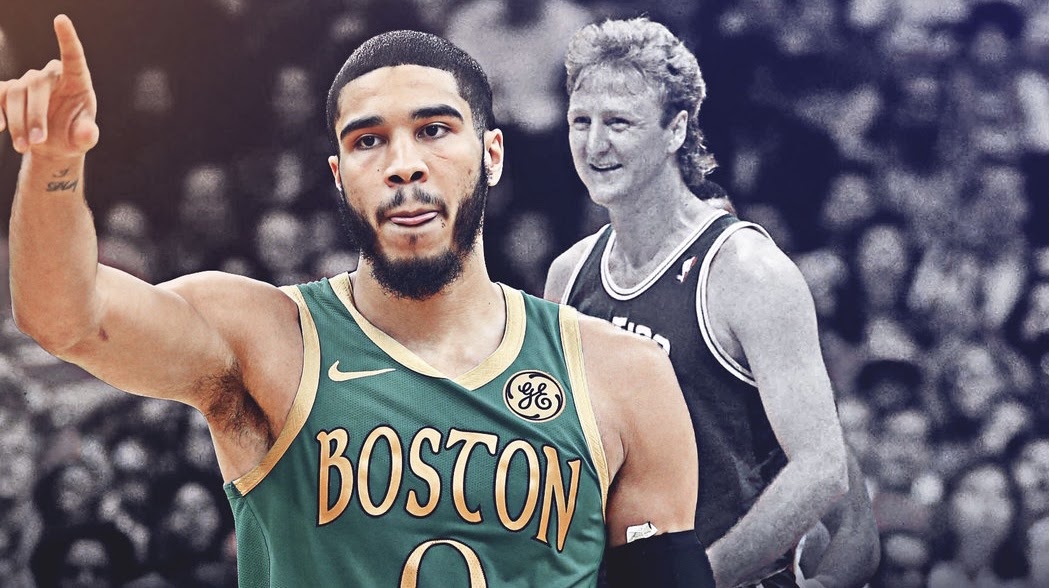 Causeway Street Jayson Tatum passes Larry Bird for fifth on Celtics