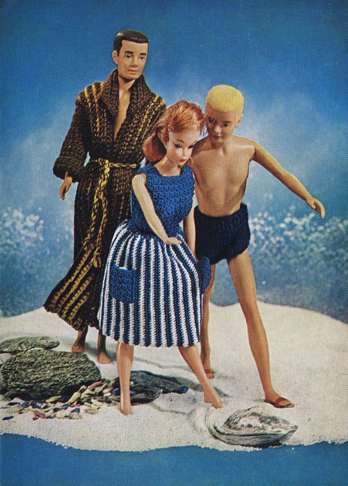 The Vintage Toy Chest Doll Clothes Knitted and Crocheted