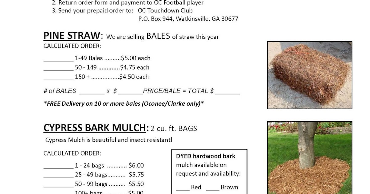 OC Touchdown Club Got Mulch? Our Mulch Sale Fundraiser is underway!