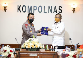 Kapolri Bahas Pemantapan Polri Presisi Bareng Kompolnas