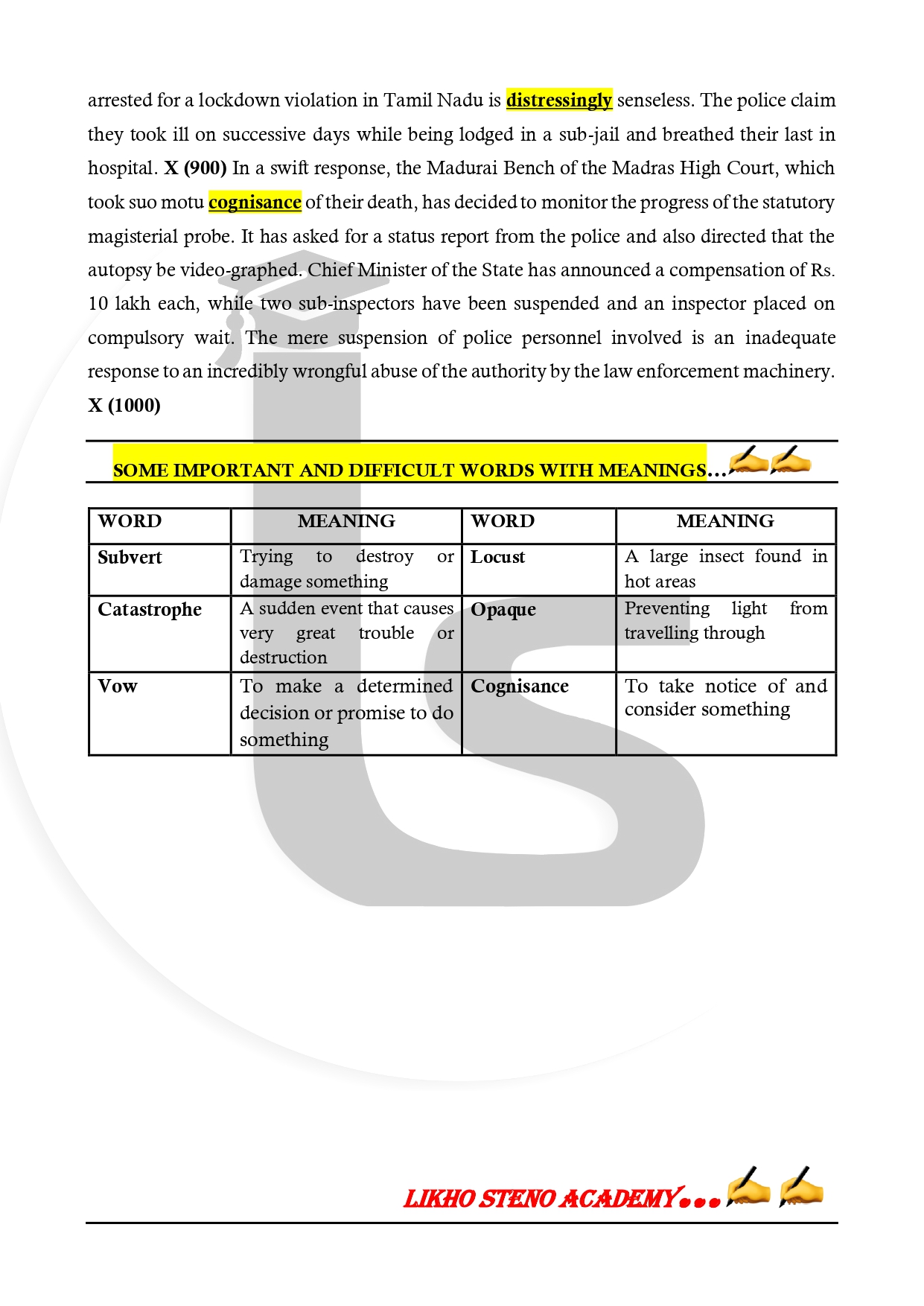 Likho Steno Academy Editorial Magazines Part III Likho Steno Academy