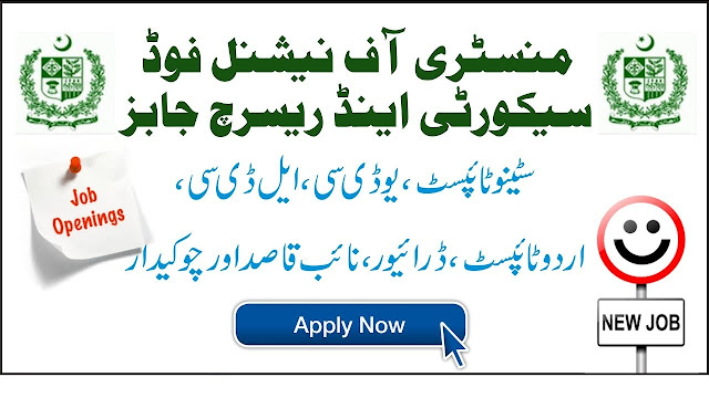 Ministry of National Food Security & Research Jobs 2020