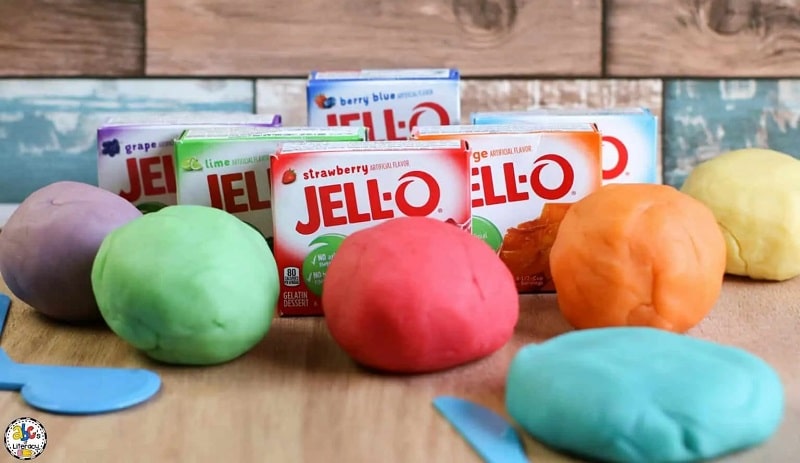 jello playdough recipe