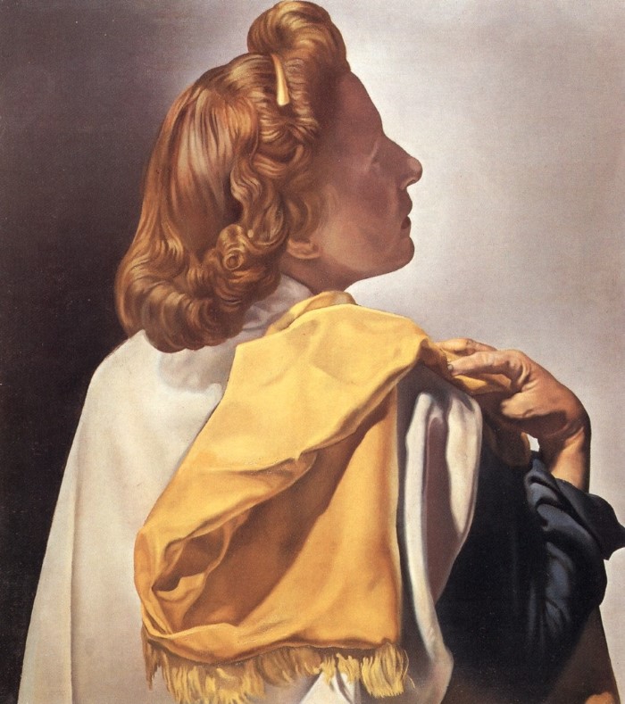 Гала, рассматривающая Гиперкубическое тело. 1954г. Сальвадор Дали Gala Contemplating the Corpus Hypercubicus