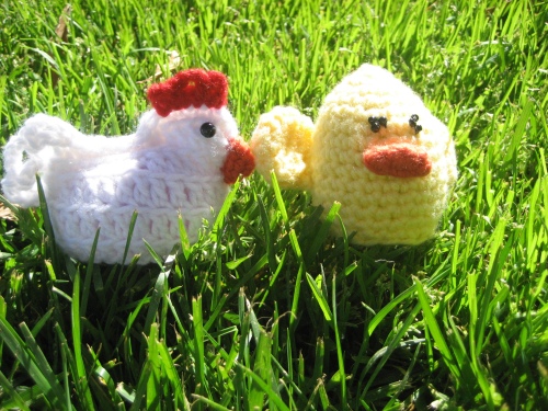 Primitive Pairings Chicken Collection Hot Pad Crochet Pattern