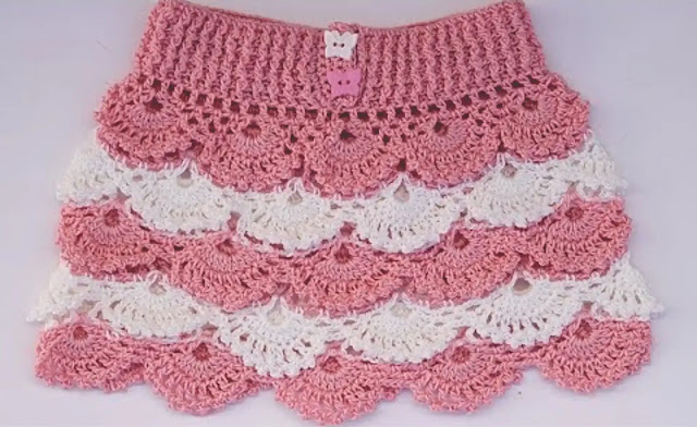 Faldas a crochet para principiantes - paso a paso 💐