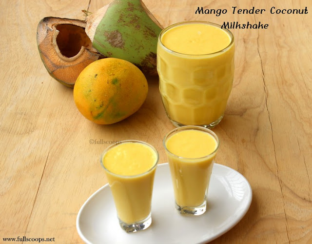 Mango Tender Coconut Milkshake