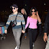 Priyanka Chopra stuns in a bright pink top as she arrives India with new husband