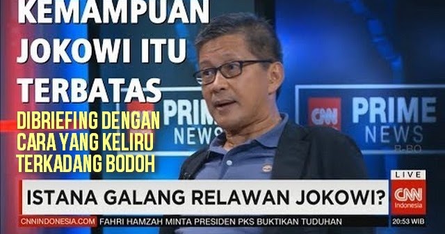  Rocky Gerung Jokowi itu kemampuannya Terbatas Dibriefing 