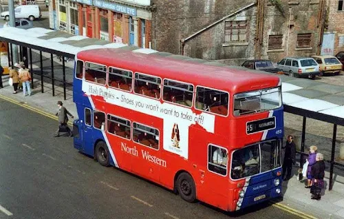 Liverpool Gyratory, Hood Street, 1980s