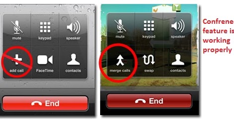 Iphone 8 Fix Conference Call Issue Unable To Merge Swap Call