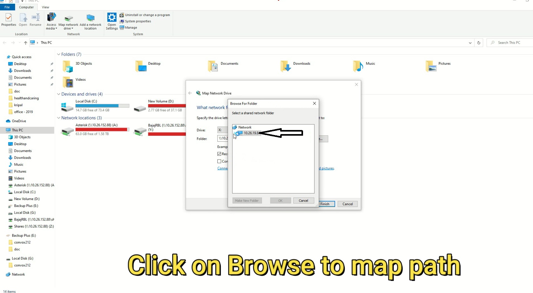 Network Drive Map Network Drive in Windows
