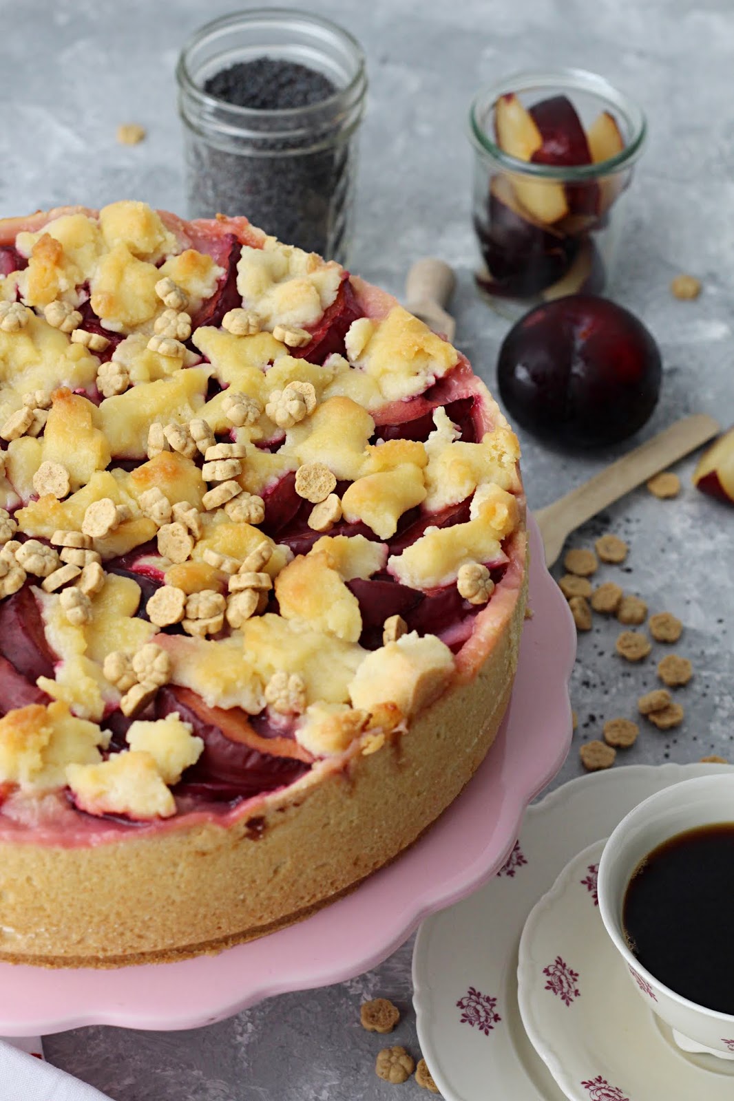 Mohn-Quark-Kuchen mit Streuseln - Biskuitwerkstatt