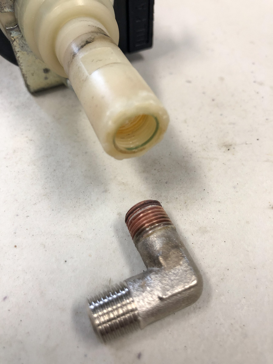 Rancilio Silvia High Pressure Pump Hose Fitting Leak Repair Fight