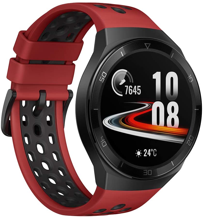 ساعة هواوي Gt2e هكتور B19r الذكية لون احمر لافا Huawei Watch Gt2e Shopnet