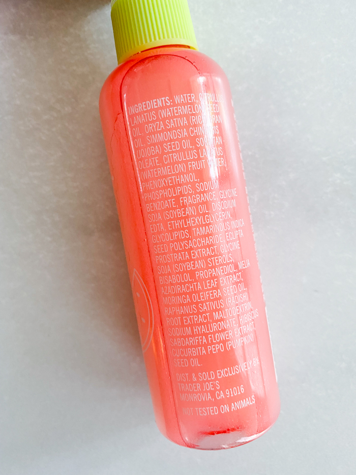 Trader Joe's Watermelon Facial Mist Review Sweet on Trader Joe's