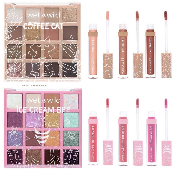 Wet n Wild Coffee Cat & Ice Cream Bee Collection