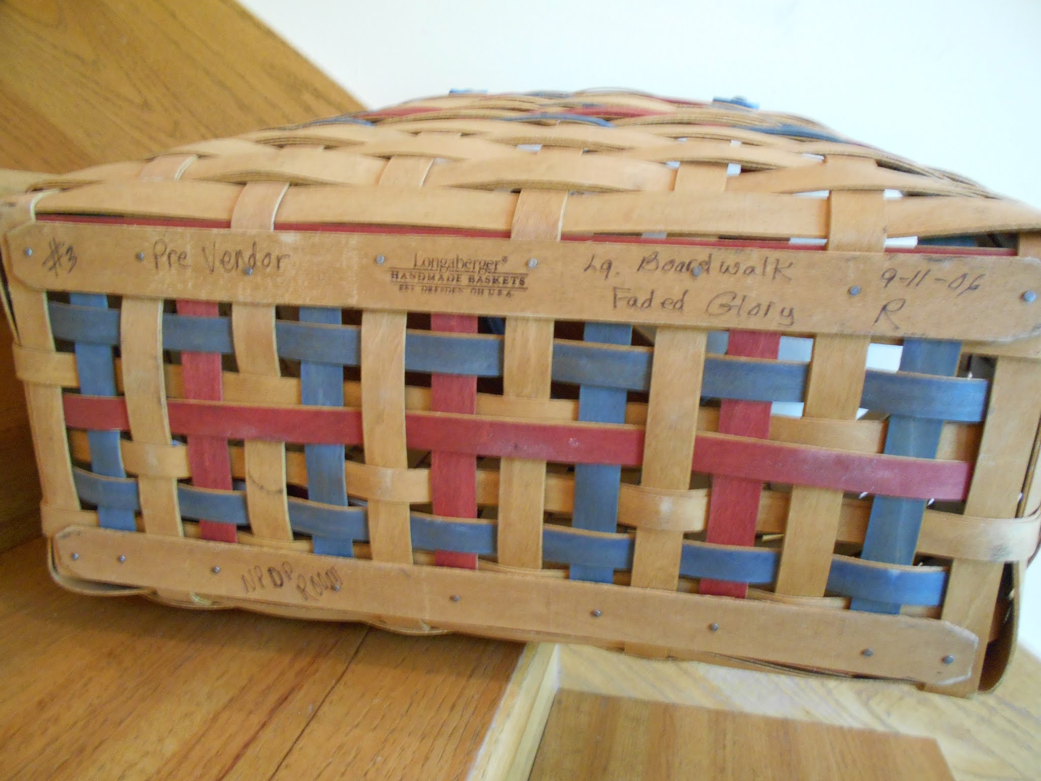 LovingLongablogger Longaberger Travel 4 Boardwalk and other Tote Baskets