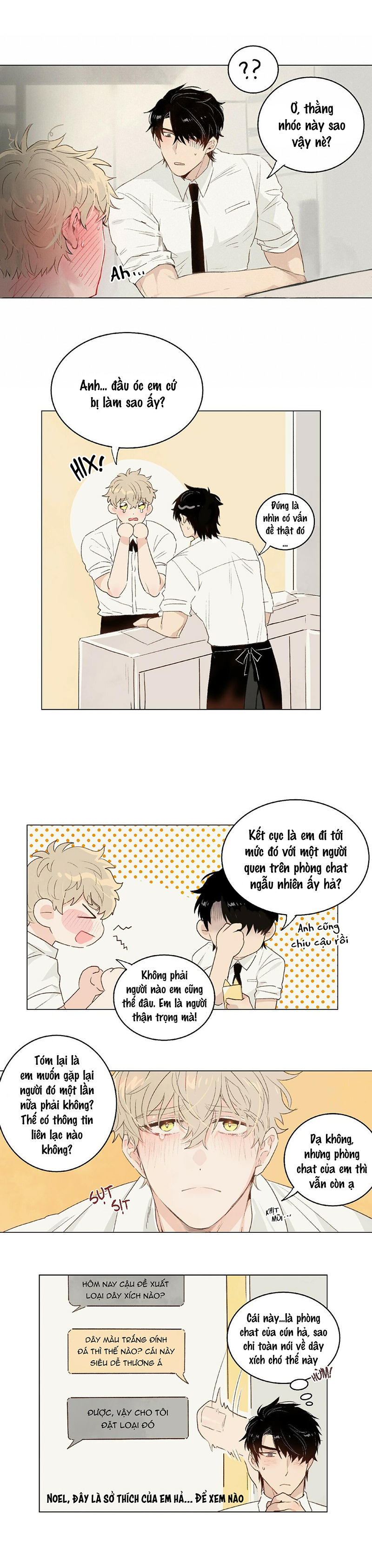 Đọc truyện KHÔNG ĐƯỢC ĐƯA DÂY XÍCH CHO ANH ẤY - Chapter 3