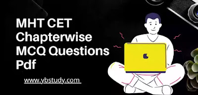 MHT CET Chapterwise Questions Pdf Free Download