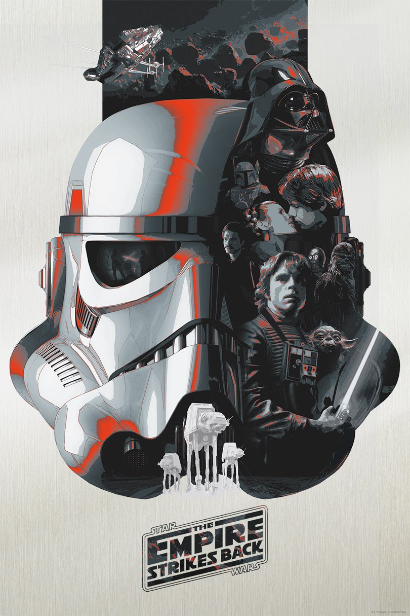 Star Wars The Original Trilogy Timed Edition Print Series by Devin