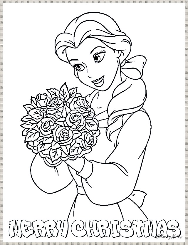 14 Cute Frozen Christmas Coloring Pages for Children Free Printable