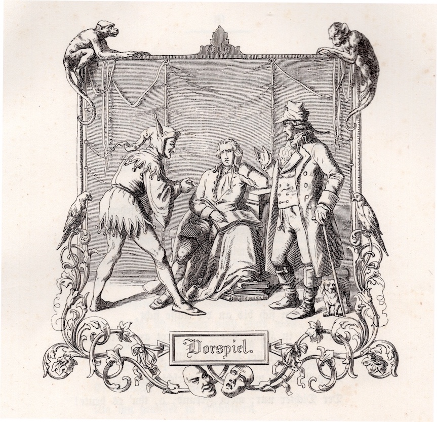 Faust Vorspiel Auf Dem Theater Faustillustrationen: Auftakt 2 - Vorspiel auf dem Theater