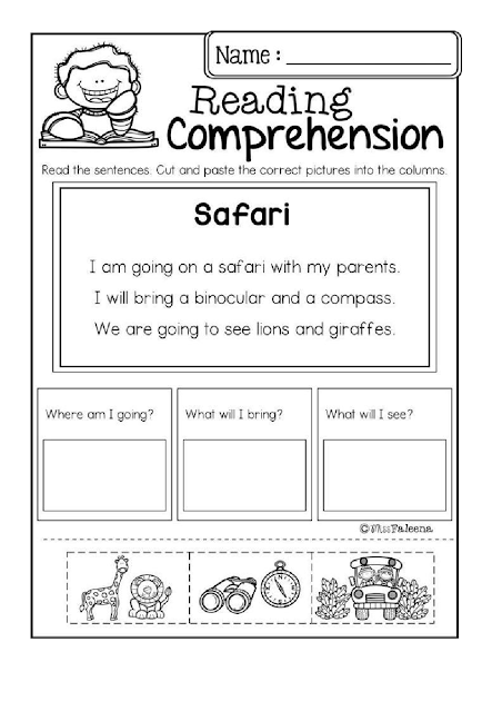 Reading Comprehension Worksheets Grade 3 and PDF for Kids