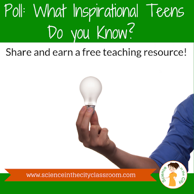 Share your inspirational teens and win a free teaching resource