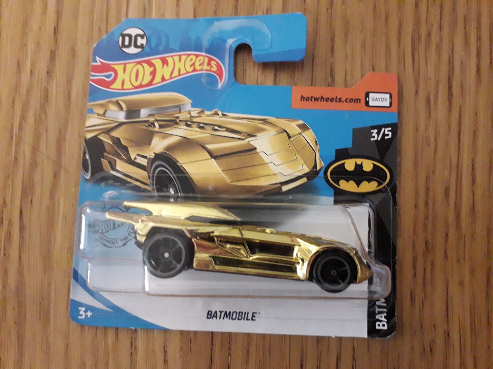 My Best Toys Hot Wheels Batmobile (Gold Version)...