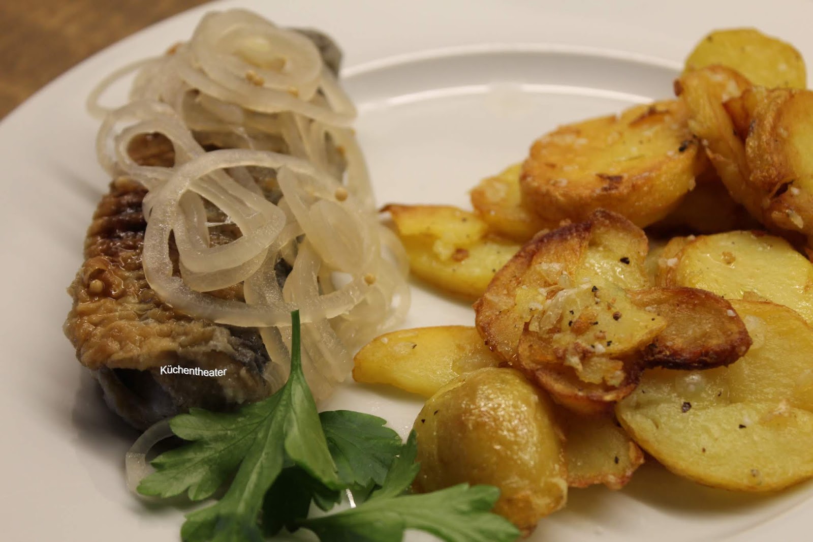 Küchentheater: Eingelegte Bratheringe zu Bratkartoffeln