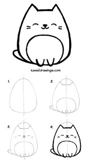Como desenhar kawaii: Aprenda como fazer desenhos kawaii passo a passo +  100 modelos praticos como faço, trabalhos manuais passo a passo, técnicas  de criativida…
