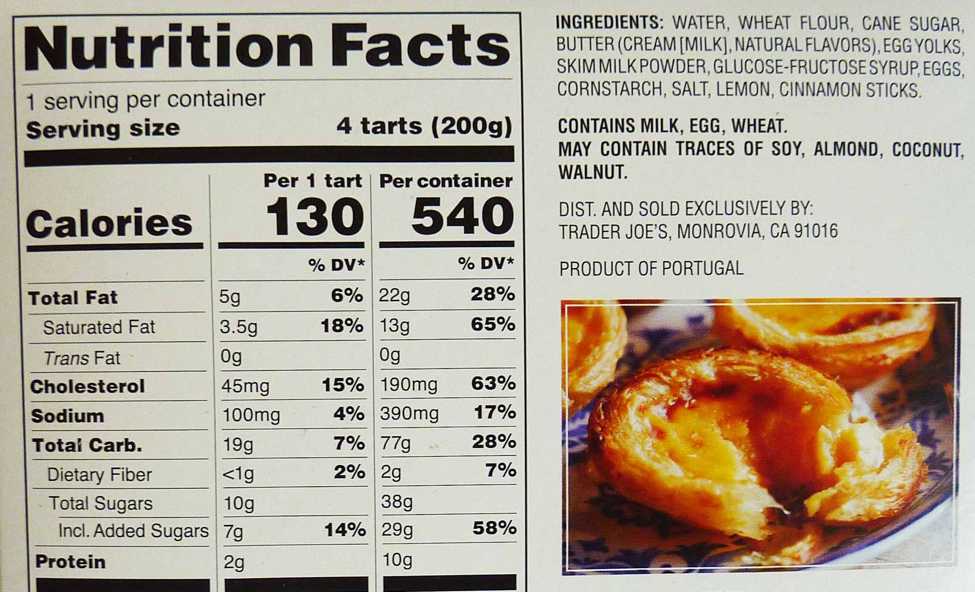 What's Good at Trader Joe's? Trader Joe's Portuguese Custard Tarts