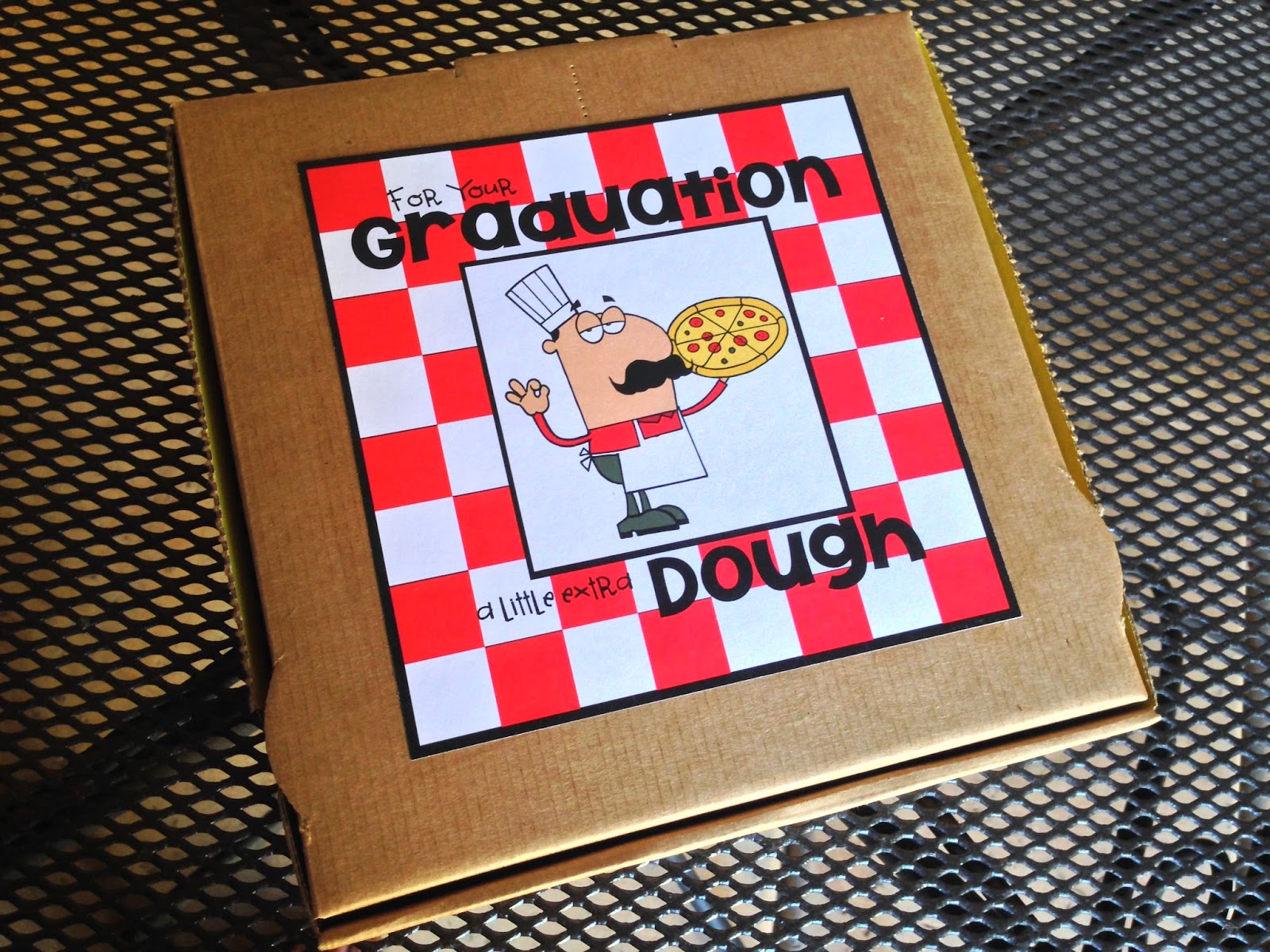 Larcie Bird Grad Gift with Free Printable {Pizza Dough}