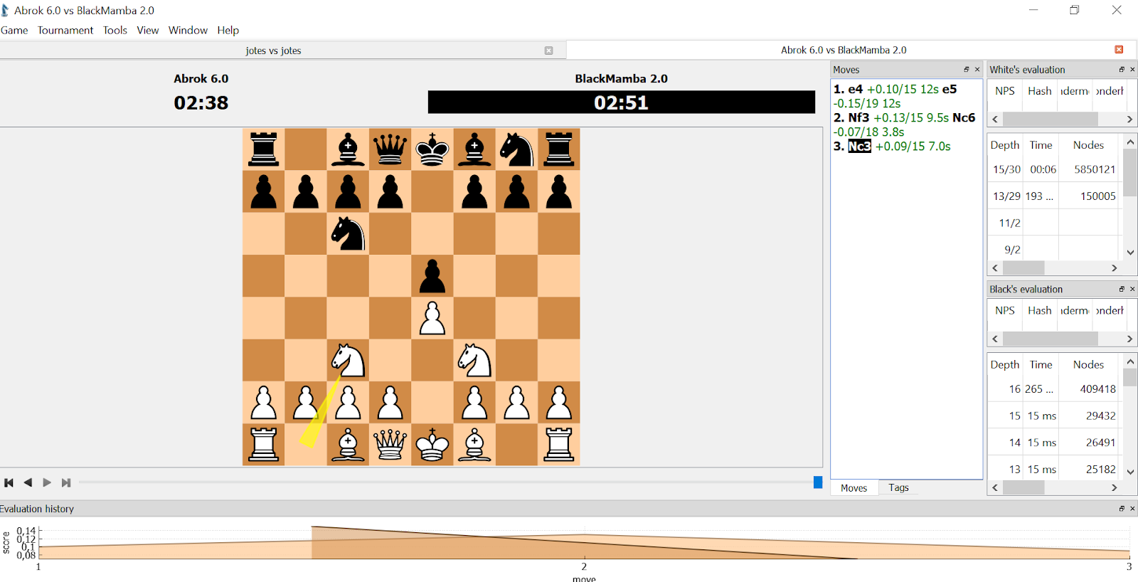 Chess engine for Android: Carp 1.3.0