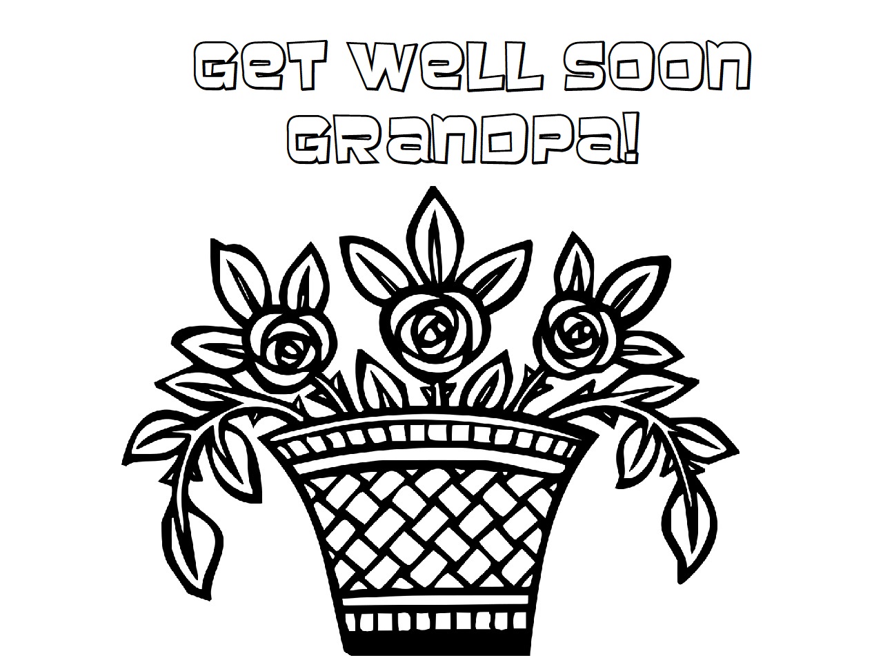 Get well soon coloring pages
