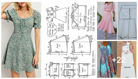 Costura : Medidas y patrones de vestidos ~ Remeras Personalizadas