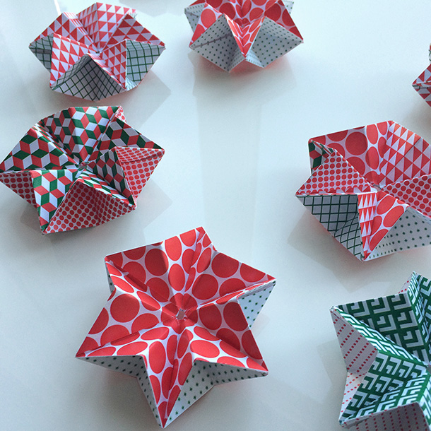 it's a heart heart season Two in One origami Stars
