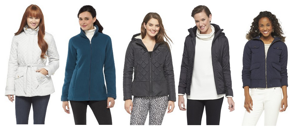 Target Women's Coats & Outerwear Sale: Women's Quilted Jacket $11 (Reg ...