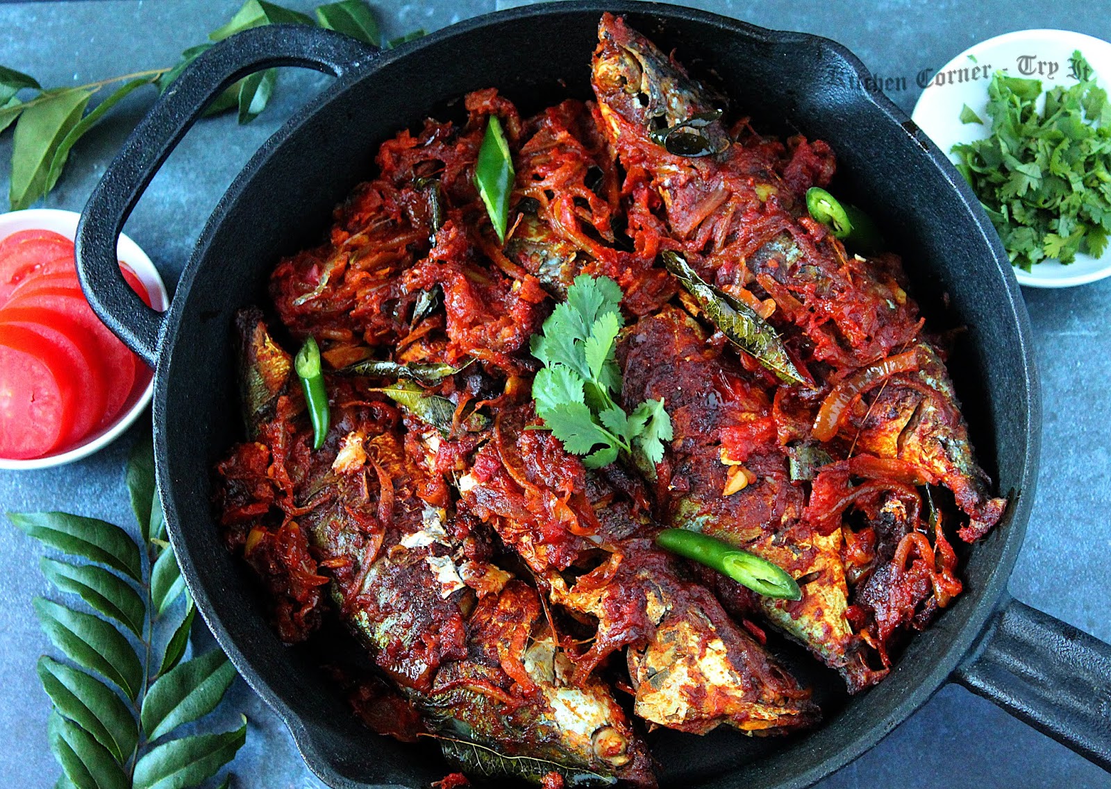 Kerala Style Fish Masala Roast