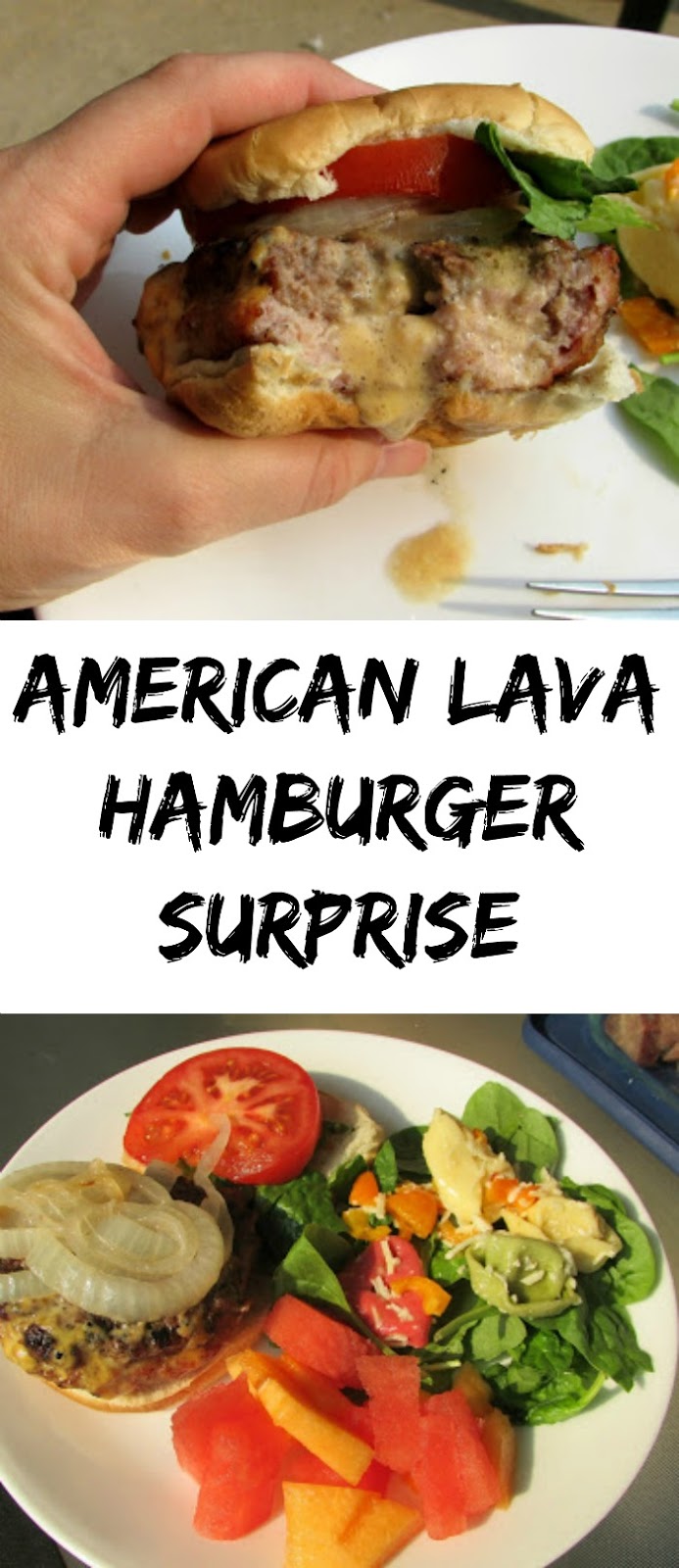 Cooking With Carlee American Lava Burger Surprises A Guest Post by MiMi