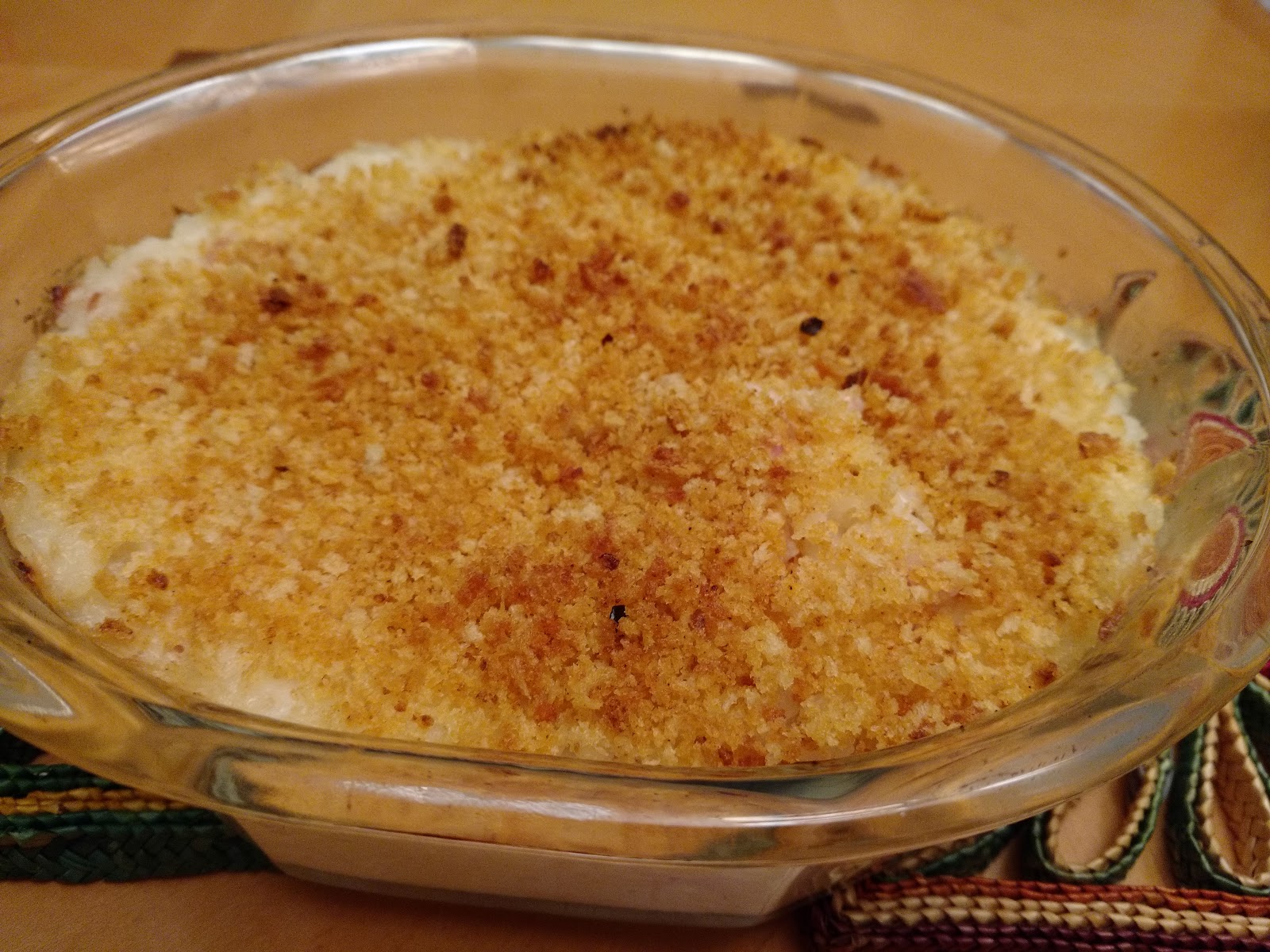 "So what are you making for dinner?" Baked Ham, Cheese and Rice Casserole
