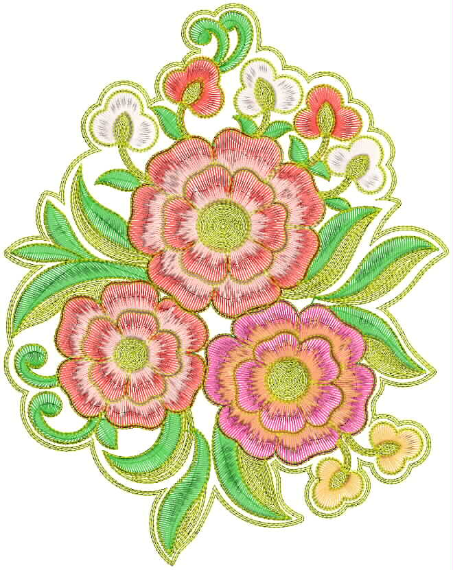 Embdesigntube Fashionable Patch Embroidery Designs
