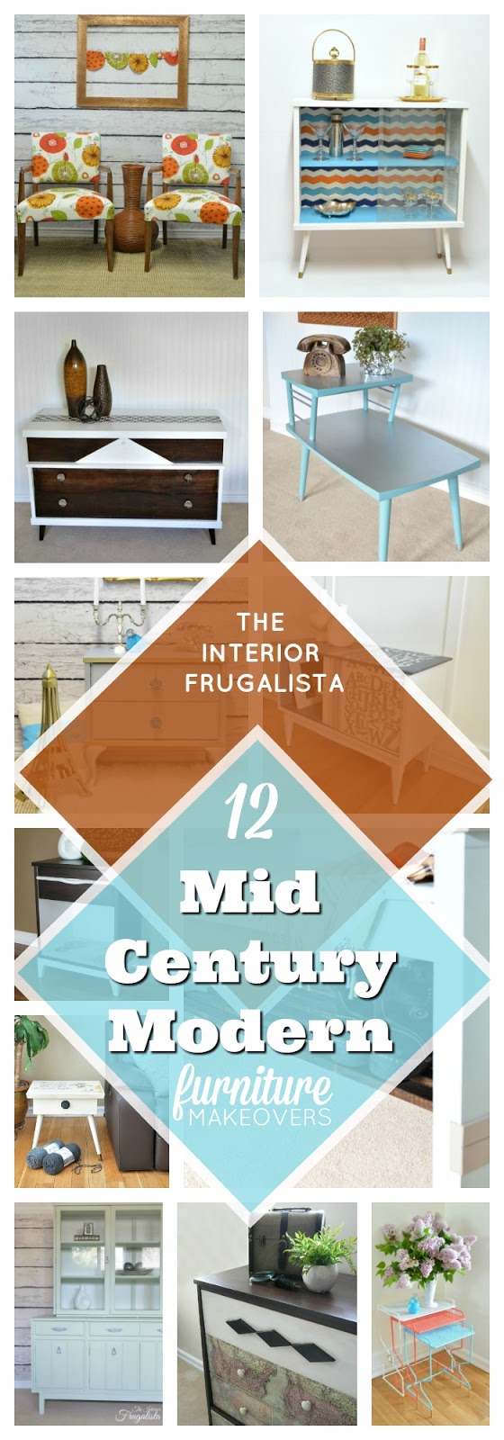 12 Fun Mid-Century Modern Furniture Makeovers