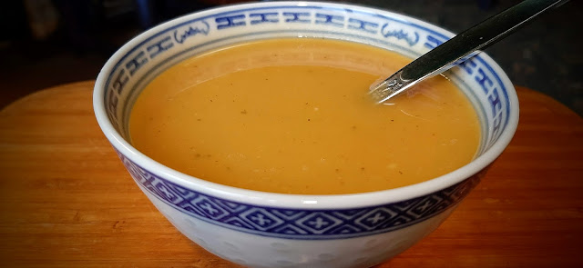 Sweet potato and cumin soup